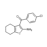 CAS#: 40312-34-3, (2-Amino-4,5,6,7-Tetrahydro-1-Benzothiophen-3-Yl)(4-Chlorophenyl)Methanone