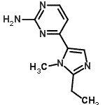CAS 登录号：403792-95-0， 4-(2-乙基-1-甲基-1H-咪唑-5-基)-2-嘧啶胺