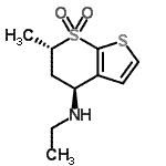 CAS#: 403848-01-1, (4S,6S)-N-Ethyl-6-Methyl-5,6-Dihydro-4H-Thieno[2,3-b]Thiopyran-4-Amine 7,7-Dioxide