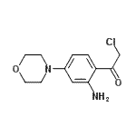 CAS 登录号：404010-67-9， 1-[2-氨基-4-(4-吗啉基)苯基]-2-氯乙烷酮