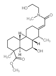 CAS#: 40445-00-9, Methyl (1S,4aR,4bS,8R,8aS,9S,10aR)-9-hydroxy-7-[2-(2-hydroxyethyl-methylamino)-2-oxoethylidene]-1,4a,8-trimethyl-3,4,4b,5,6,8,8a,9,10,10a-decahydro-2H-phenanthrene-1-carboxylate