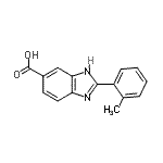 CAS#: 404583-68-2, 2-(2-Methylphenyl)-1H-Benzimidazole-6-Carboxylic Acid