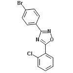 CAS 登录号：404900-69-2， 3-(4-溴苯基)-5-(2-氯苯基)-1,2,4-恶二唑