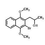 CAS#: 404908-62-9, 1-(3-Bromo-1,4-Dimethoxy-2-Naphthyl)-2-Propanol