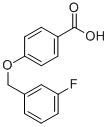 CAS#: 405-85-6, 4-[(3-Fluorobenzyl)Oxy]Benzenecarboxylic Acid