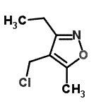 CAS#: 40500-39-8, 4-(Chloromethyl)-3-Ethyl-5-Methyl-1,2-Oxazole