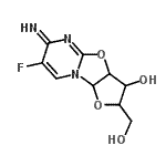 CAS#: 40505-45-1, (6Z)-7-Fluoro-2-(Hydroxymethyl)-6-Imino-2,3,3A,9A-Tetrahydro-6H-Furo[2',3':4,5][1,3]Oxazolo[3,2-a]Pyrimidin-3-Ol