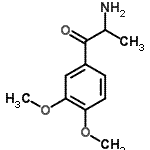CAS 登录号：40513-44-8， 2-氨基-1-(3,4-二甲氧基苯基)-1-丙酮