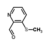 CAS 登录号：405175-06-6， 3-(甲硫基)-2-吡啶甲醛