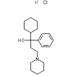 CAS 登录号：40520-25-0， 1-环己基-1-苯基-3-(1-哌啶基)-1-丙醇盐酸盐(1:1)