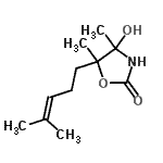 CAS#: 405278-53-7, 4-Hydroxy-4,5-Dimethyl-5-(4-Methyl-3-Penten-1-Yl)-1,3-Oxazolidin-2-One