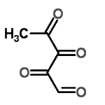 CAS 登录号：405512-01-8， 2,3,4-三氧代戊烷醛