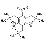 CAS#: 40572-24-5, 1,3-Dibromo-2,4,6-Tris(2,2-Dimethylpropyl)-5-Nitrobenzene