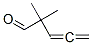 CAS 登录号：4058-51-9， 2,2-二甲基戊-3,4-二烯醛