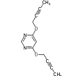 CAS 登录号：405928-72-5， 4,6-二(2-丁炔-1-基氧基)嘧啶