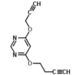 CAS#: 405928-83-8, 4-(3-Butyn-1-Yloxy)-6-(2-Propyn-1-Yloxy)Pyrimidine