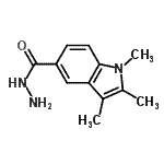 CAS#: 406189-60-4, 1,2,3-Trimethyl-1H-Indole-5-Carbohydrazide