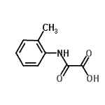 CAS#: 406190-09-8, [(2-Methylphenyl)Amino](Oxo)Acetic Acid