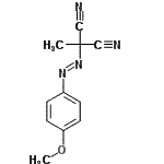 CAS 登录号：40620-38-0， [(E)-(4-甲氧基苯基)偶氮](甲基)丙二腈