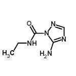 CAS#: 406205-21-8, 5-Amino-N-Ethyl-1H-1,2,4-Triazole-1-Carboxamide