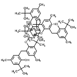 CAS#: 40703-84-2, 2,2',2''-(1,3,5-Triazine-2,4,6-Triyltris{Oxy[5-Methyl-3-(2-Methyl-2-Propanyl)-2,1-Phenylene]Methylene})Tris[4-Methyl-6-(2-Methyl-2-Propanyl)Phenol]