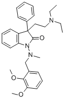 CAS#: 40714-43-0, 3-(2-Diethylaminoethyl)-1-[(2,3-Dimethoxybenzyl)Methylamino]-3-Phenyl-2-Indolinone