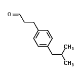 CAS 登录号：40764-03-2， 3-(4-异丁基苯基)丙醛