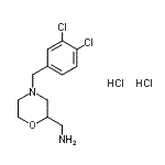 CAS 登录号：407640-03-3， 1-[4-(3,4-二氯苄基)-2-吗啉基]甲胺二盐酸盐