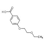 CAS 登录号：40782-64-7， 4-(2-乙氧基乙氧基)苯甲酸