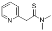 CAS#: 40808-67-1, N,N-Dimethyl-2-Pyridineethanethioamide