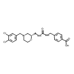 CAS#: 408304-11-0, 4-{[({[(2S)-4-(3,4-Dichlorobenzyl)-2-Morpholinyl]Methyl}Carbamoyl)Amino]Methyl}Benzoic Acid