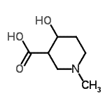 CAS#: 408317-89-5, 4-Hydroxy-1-Methyl-3-Piperidinecarboxylic Acid