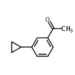 CAS#: 408359-52-4, 1-(3-Cyclopropylphenyl)Ethanone