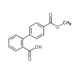 CAS 登录号：408366-35-8， 2-(4-甲氧羰基苯基)苯甲酸