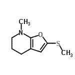 CAS 登录号：408500-72-1， 7-甲基-2-(甲硫基)-4,5,6,7-四氢呋喃并[2,3-b]吡啶