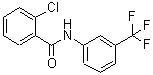 CAS 登录号：4087-28-9， 2-氯-N-[3-(三氟甲基)苯基]苯甲酰胺