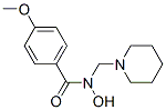 CAS 登录号：40890-90-2， 4-甲氧基-N-(1-哌啶基甲基)苯基氧肟酸