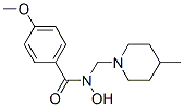 CAS#: 40890-91-3, 4-Methoxy-N-[(4-Methyl-1-Piperidinyl)Methyl]Benzohydroxamic Acid