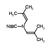 CAS#: 409314-94-9, Bis(2-Methyl-1-Propen-1-Yl)Cyanamide