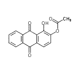 CAS#: 40975-46-0, 1-Hydroxy-9,10-Dioxo-9,10-Dihydro-2-Anthracenyl Acetate