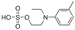 CAS 登录号：41008-10-0， 2-[乙基(3-甲基苯基)氨基]乙基硫酸氢酯