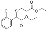 CAS#: 41022-44-0, Ethyl 3-(1-(2-Chlorophenyl)-2-Ethoxy-2-Oxoethylthio)Propanoate