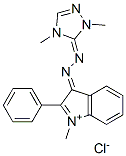 CAS#: 41025-67-6, 3-[(2,4-Dihydro-2,4-Dimethyl-3H-1,2,4-Triazol-3-Ylidene)Hydrazono]-1-Methyl-2-Phenyl-3H-Indolium Chloride