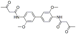 CAS#: 4104-12-5, N,N'-(3,3'-Dimethoxy[1,1'-Biphenyl]-4,4'-Diyl)Bis[3-Oxobutyramide]