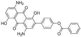 CAS#: 4104-49-8, 4-[4,8-Diamino-1,5-Dihydroxy-9,10-Dihydro-9,10-Dioxo-2-Anthryl]Phenyl Benzoate