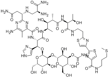 CAS 登录号：41089-03-6， N1-[3-(甲硫基)丙基]博来霉素酰胺