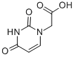 CAS 登录号：4113-97-7， 2-(2,4-二氧代嘧啶-1-基)乙酸