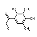 CAS#: 412022-03-8, 2-Chloro-1-(2,4-Dihydroxy-3,5-Dimethylphenyl)Ethanone
