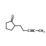 CAS 登录号：412034-81-2， 2-(3-戊炔-1-基)环戊酮