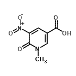 CAS#: 412035-58-6, 1-Methyl-5-Nitro-6-Oxo-1,6-Dihydro-3-Pyridinecarboxylic Acid